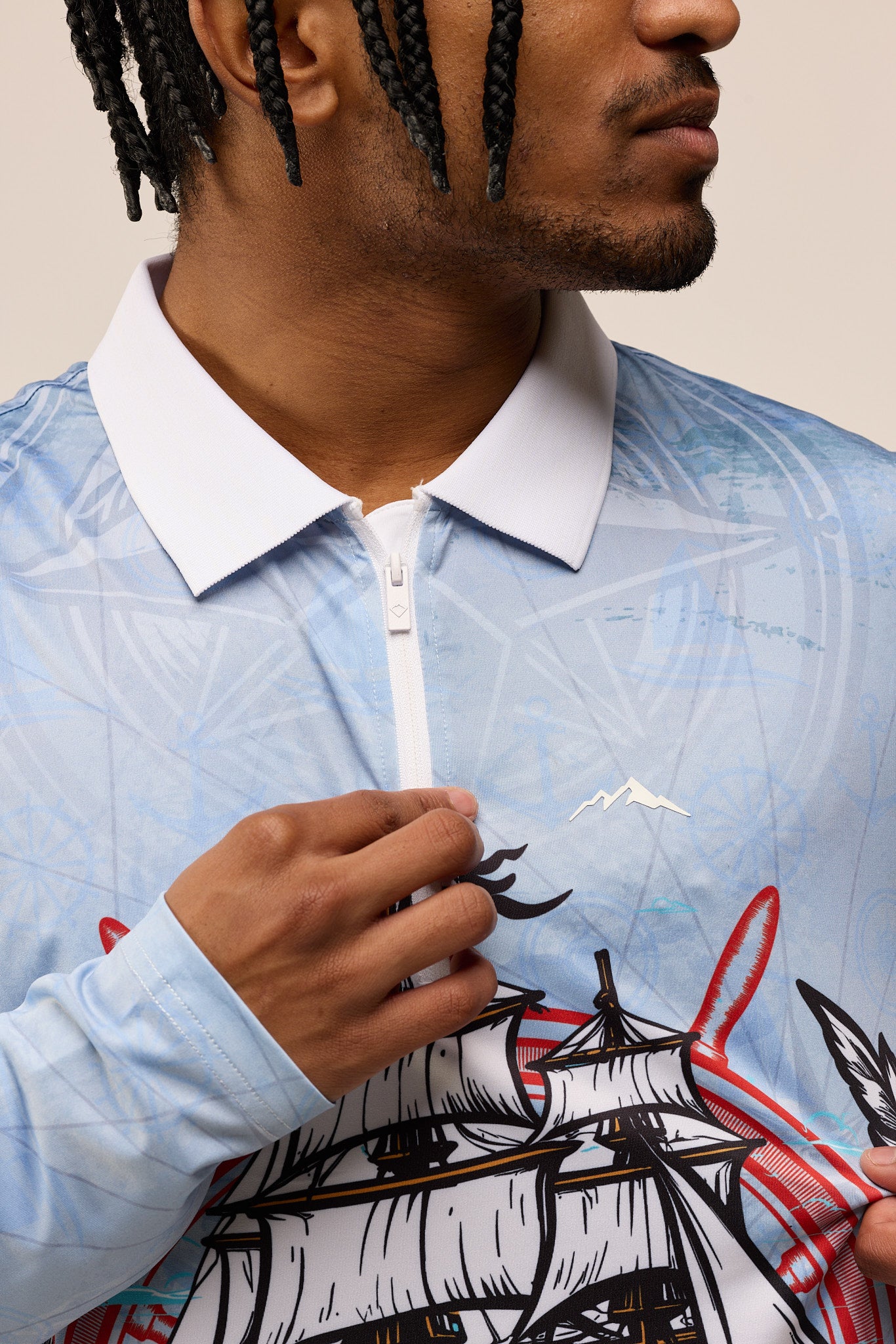 Blackwater Marauder UPF 50+ high-performance long sleeve shirt. Ultimate UV defence with a sleek, athletic fit.