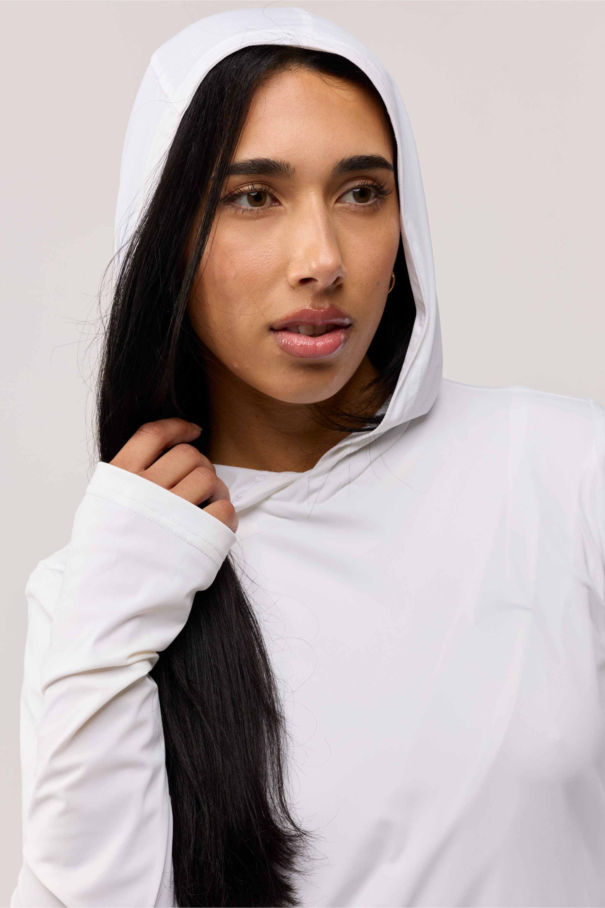 White Performance Hoodie for Women – UPF Official