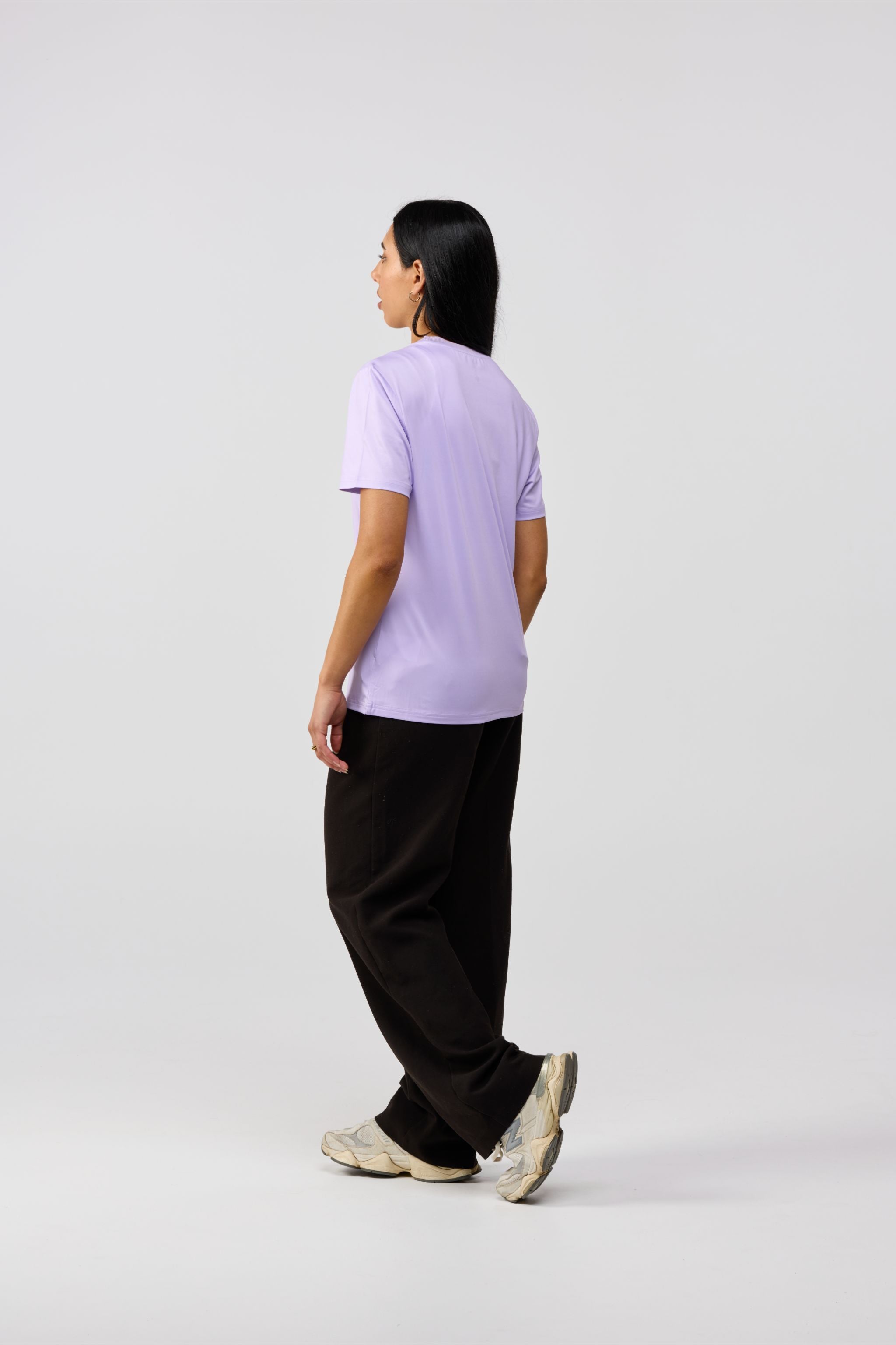 Everyday Lavender Frost shirt for women, lavender color, back view