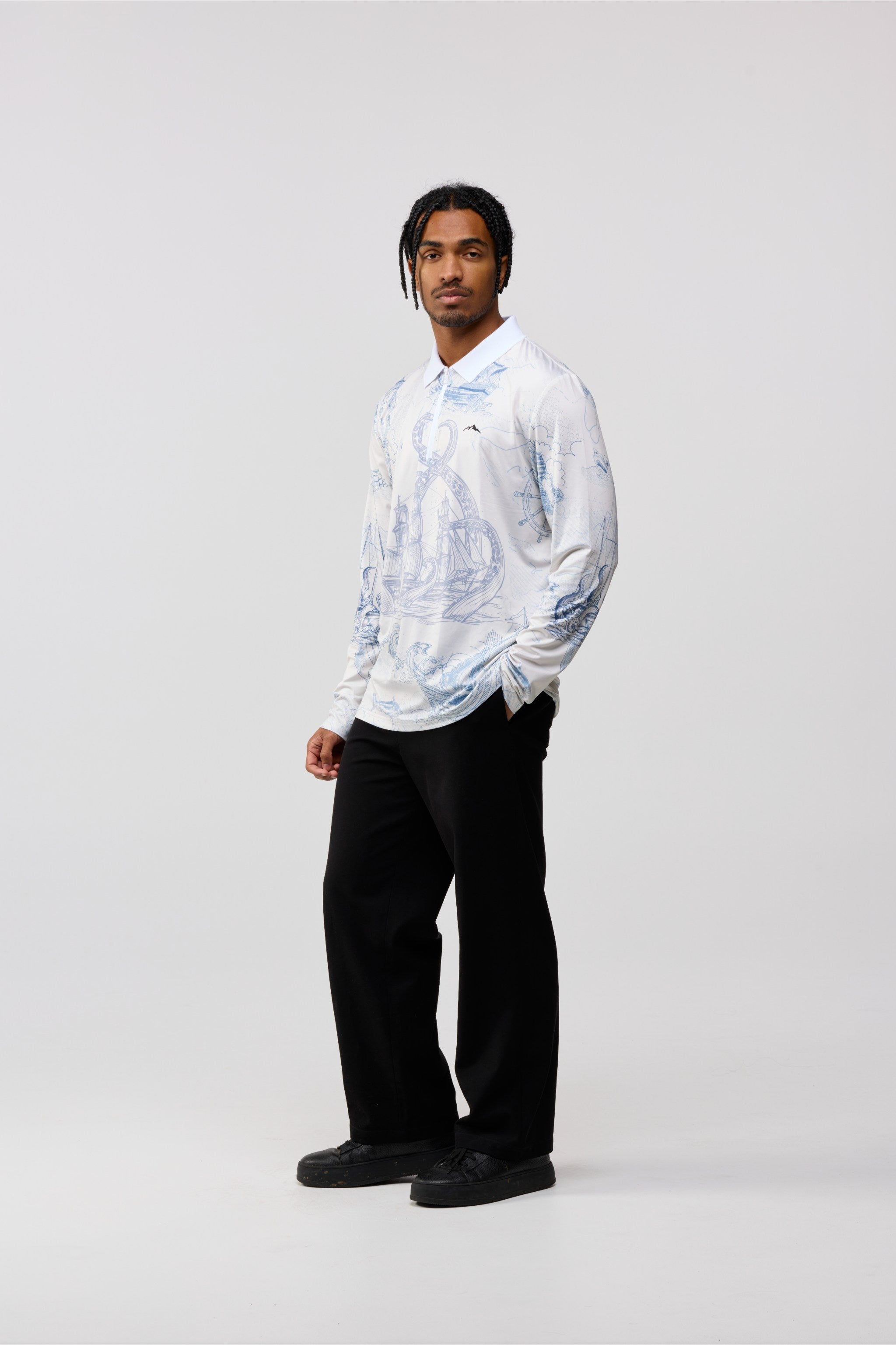 Premium Kraken Domain long sleeve shirt with UPF 50+. High-quality sun protection for men and women. Breathable, quick-dry fabric. Shop at UPF OFFICIAL – upfofficial.com