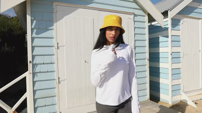 UPF Official branded hero video featuring a female model posing confidently in premium apparel, accompanied by a cool, modern soundtrack.